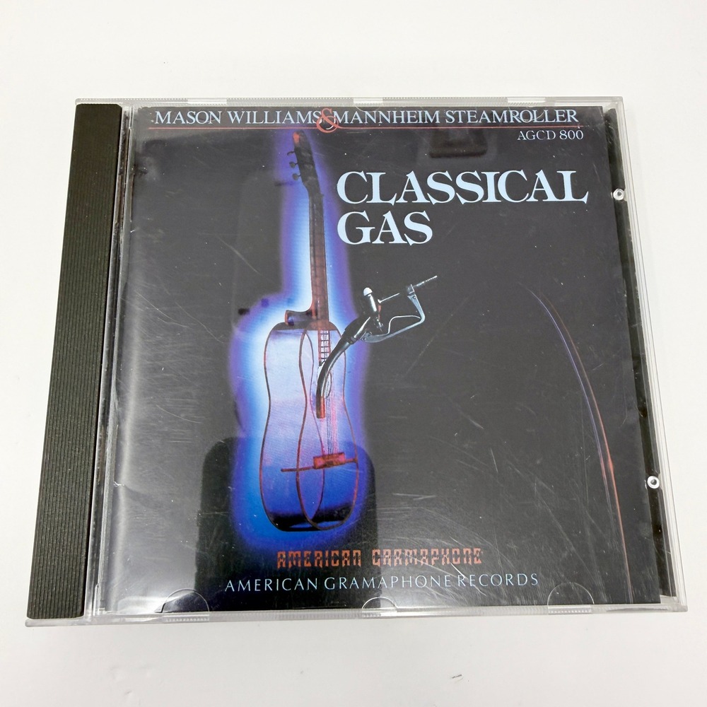MASON‎ WILLIAMS & MANNHEIM STEAMROLLER "CLASSICAL GAS" (CD)
